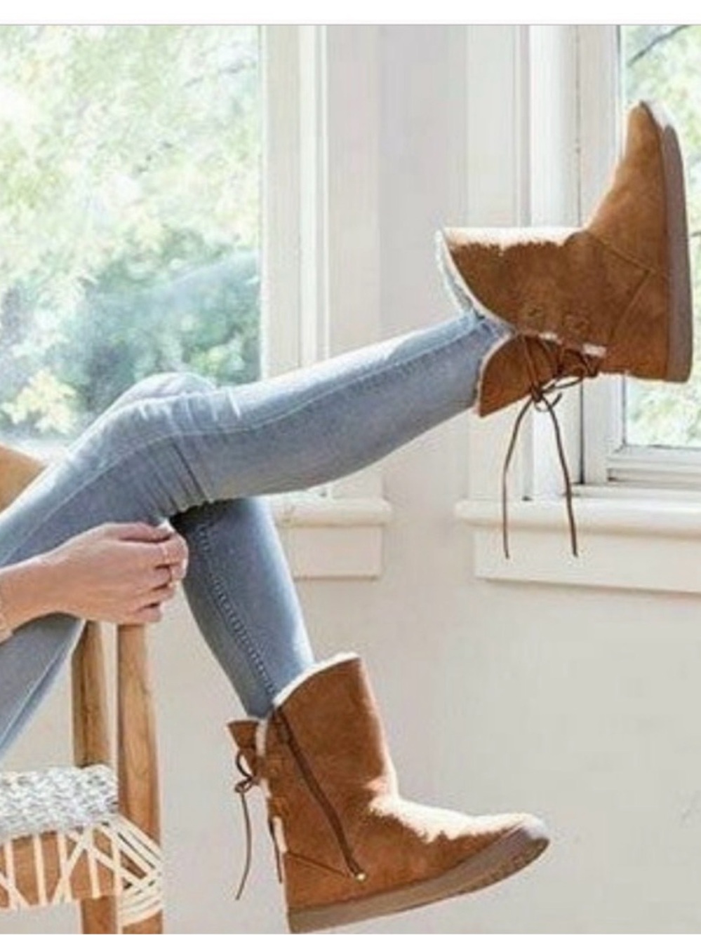 Koolaburra Shazi Short Boot by UGG in Camel Brown Size 6